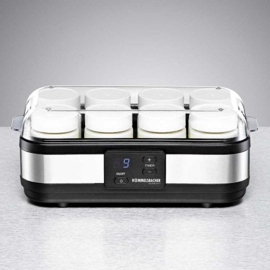 Yogurtera Rommelsbacher JG 40 40 W 1,2 L Negro Acero Inoxidable