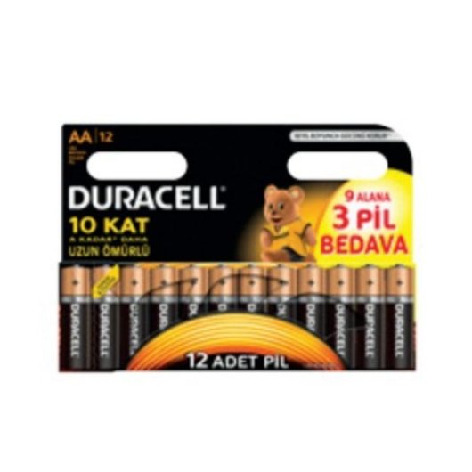 Pila Duracell AA Alcalino 1,5 V 12 piezas