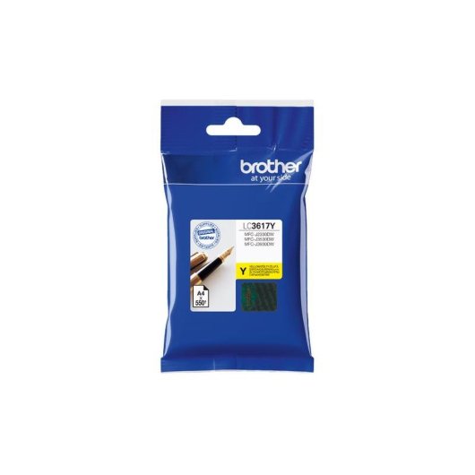 Cartouche d'encre Brother LC-3617Y Jaune Rendement Standard