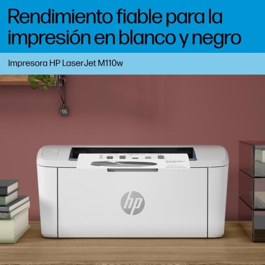Impresora Láser Wi-Fi HP LaserJet M110w Blanco y negro rápida y segura