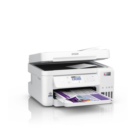 Multifunções Epson L6276 EcoTank Jato de Tinta Cor WiFi Ethernet Duplex Branco