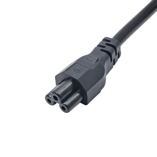 Cable de alimentación Akyga AK-NB-08A Híbrido CEE 7/7 a C5 1 m