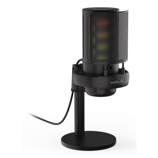 Microphone Krux Epic 1000S USB cardioïde avec filtre antipop et commandes