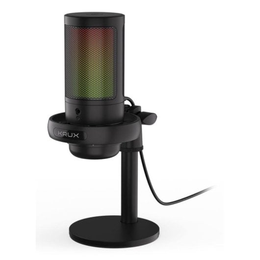 Microphone Krux Epic 1000S USB cardioïde avec filtre antipop et commandes