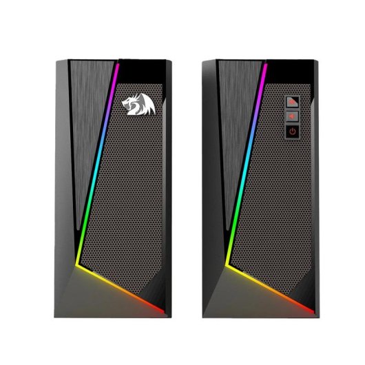 Altavoces Redragon Gaming GS520 RGB 6W con control táctil y jack 3,5mm