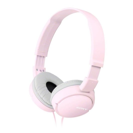 Casque Sony MDR-ZX110 avec câble, connectivité filaire, musique, rose