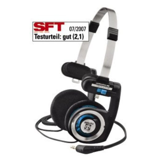 Koss Porta Pro kabelgebundene Supraaural-Kopfhörer 15-25000 Hz schwarz und silber