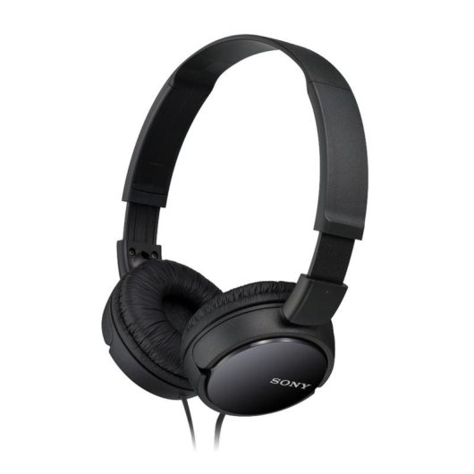 Casque Sony MDR-ZX110 avec câble, diaphragmes 30 mm, noir