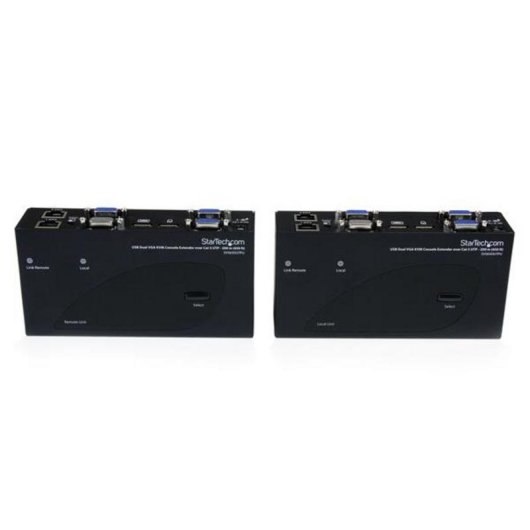 Extensor de Consola KVM USB VGA Doble StarTech.com por Cat5 200 m