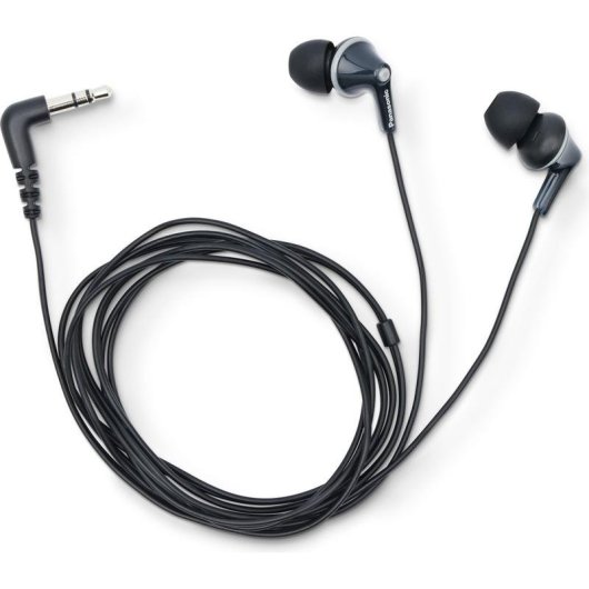 Auricolari Panasonic RP-HJE125E-K con cavo jack 3,5 mm, musica, neri