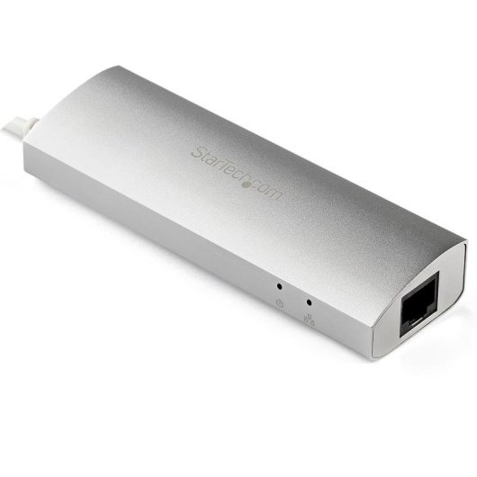 Tarjeta de Red Startech Hub USB 3.2 Gen 1 5Gbps con Ethernet Gigabit y 3 Puertos USB-A