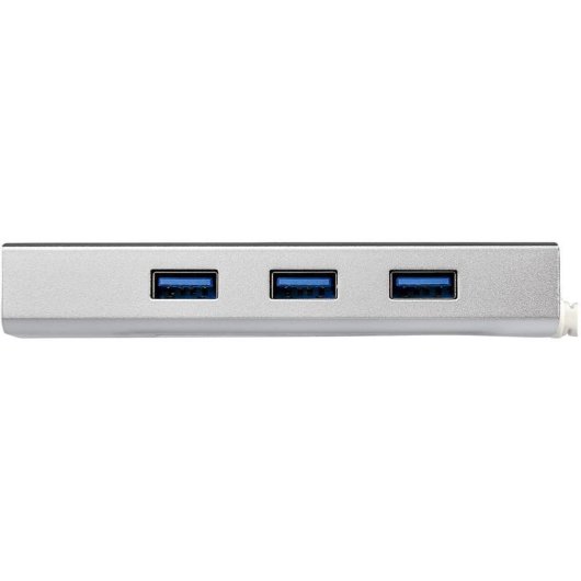 Tarjeta de Red Startech Hub USB 3.2 Gen 1 5Gbps con Ethernet Gigabit y 3 Puertos USB-A
