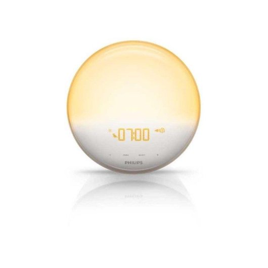 Simulateur d'aube Réveil Philips SmartSleep HF3521/01 20 niveaux de luminosité