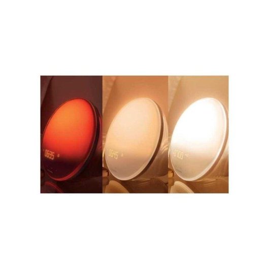 Simulateur d'aube Réveil Philips SmartSleep HF3521/01 20 niveaux de luminosité