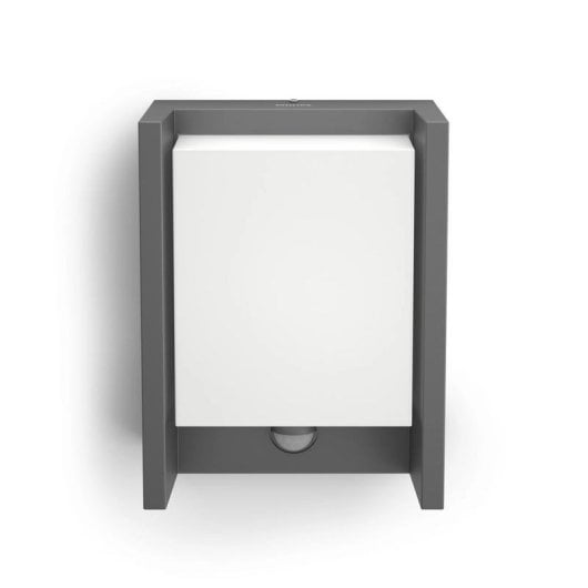 Lâmpada de parede LED Philips Mygarden Arbour 6W com sensor IR IP44 antracite