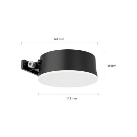 Aplique de Pared Solar Philips Vynce 1,5 W Negro Sensor Luz Blanca Cálida IP44