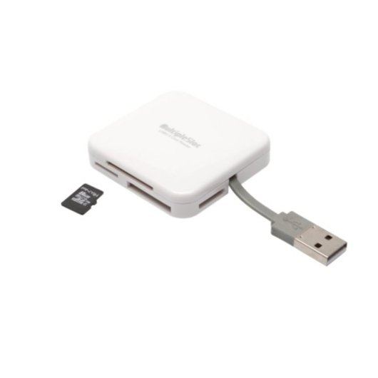 Lector de Tarjetas PNY AXP724 USB 2.0 Multi-formato Blanco