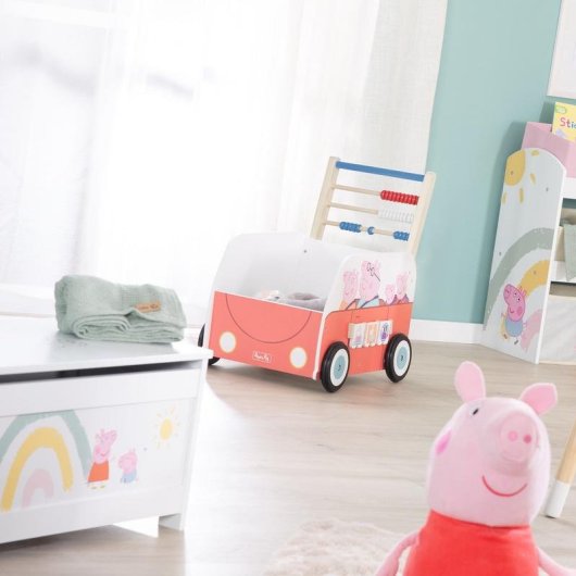 Andador Multifunción roba Peppa Pig de MDF con Centro de Actividades