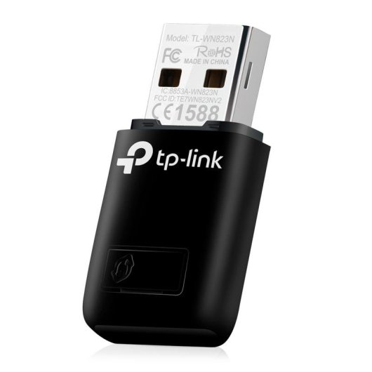 Netzwerkkarte TP-Link TL-WN823N USB 300 Mbit/s Wi-Fi 4 Single-Band Schwarz