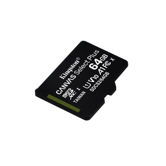 Carte microSD Kingston Canvas Select Plus 64 GB 100R A1 C10 UHS-I
