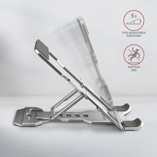 Soporte de Escritorio Axagon STND-M Aluminio 70° 130 mm