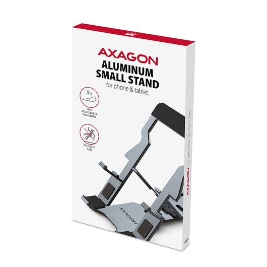 Soporte de Escritorio Axagon STND-M Aluminio 70° 130 mm