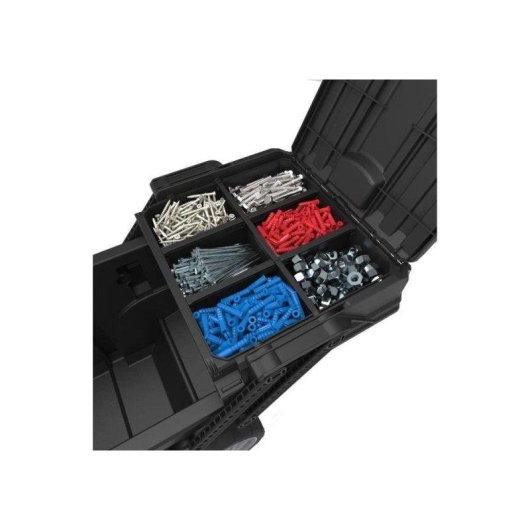 Caja de Herramientas Móvil Keter Cantilever con Ruedas Negra 64,6 x 37 x 41 cm