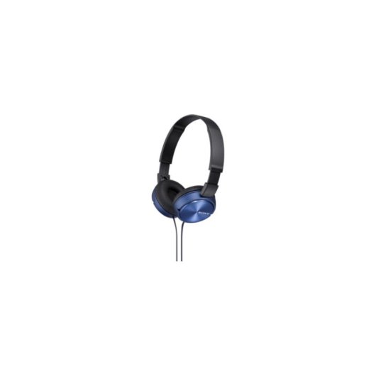 Sony MDR-ZX310AP kabelgebundene Kopfhörer mit Mikrofon, Neodym-Treiber 30 mm blau