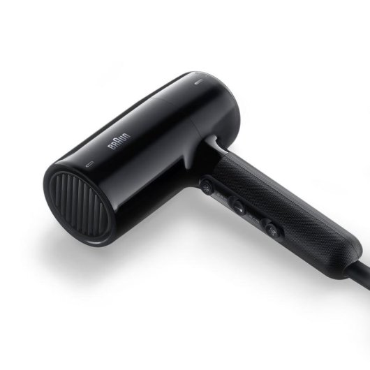 Secador de Cabelo Iónico Braun HD2.15 2100W 3 Temperaturas 2 Velocidades Difusor Preto