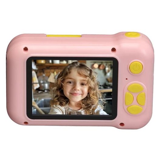 Câmara digital para crianças Denver KCA-1351RO Rosa e Amarelo