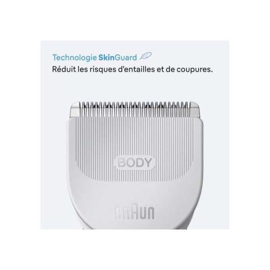 Aparador Corporal Braun Series 3 BG3500 Sem Fios 80min Resistente à Água 1 Pente