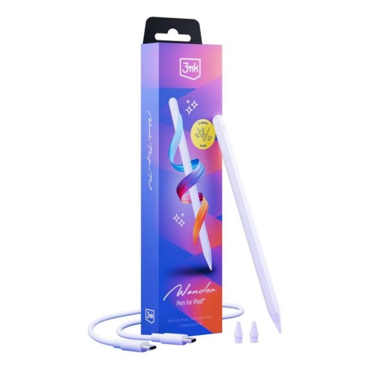 Lápiz digital 3MK Wonder Pen para iPad Apple Blanco