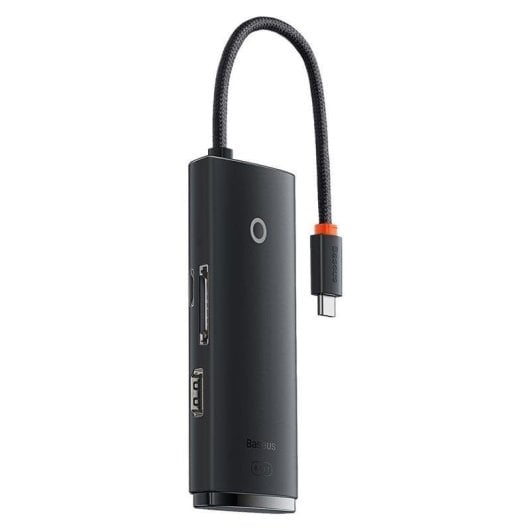 Hub Baseus 6 porte 5000 Mbit/s modello WKQX050001 con HDMI e lettore SD