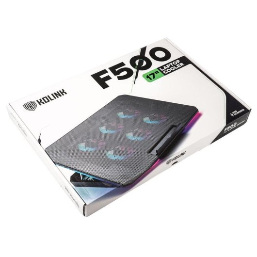 Ventilador suplementario Kolink KL-F500 17.3" 1900RPM con iluminación y control rotativo