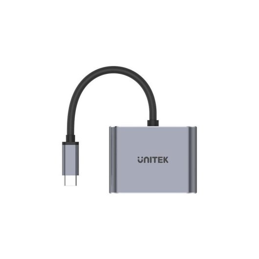 Base para portátiles Unitek D1049A USB-C 100W HDMI VGA USB 3.2