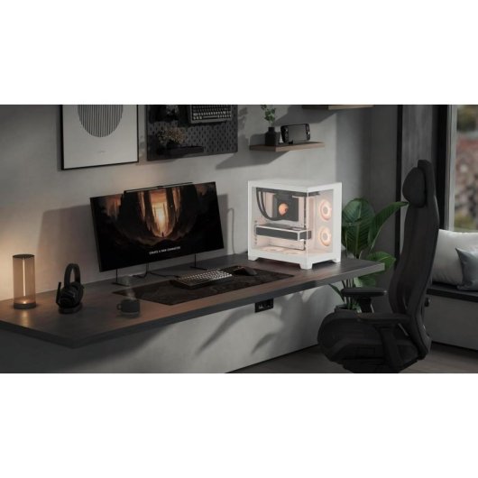 Caja PC Fractal Design Pop 2 Vision White RGB Vidrio Panorámico ATX
