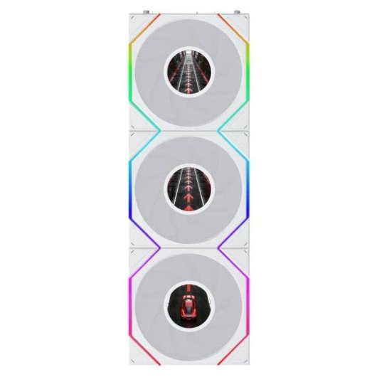 Ventoinha suplementar Lian Li UNI FAN TL FLEX LCD 120mm 1900RPM com ecrã LCD personalizável
