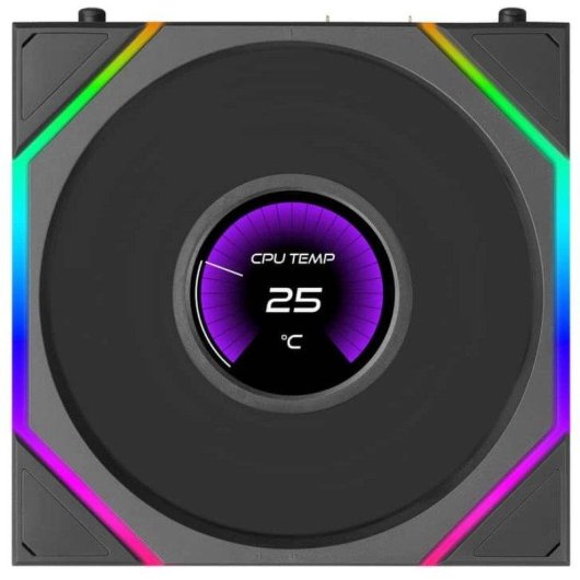 Ventoinha suplementar Lian-Li UNI FAN TL LCD FLEX 120mm 1900RPM com ecrã LCD