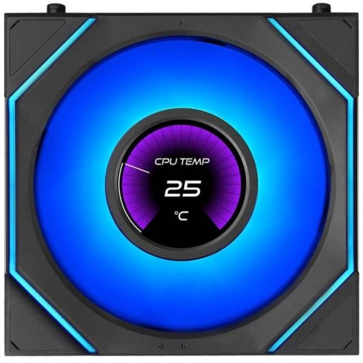 Ventoinha suplementar Lian-Li UNI FAN SLINF FLEX 120 LCD ARGB 2000RPM silenciosa