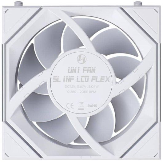 Ventilateur supplémentaire Lian-Li UNI FAN SLINF FLEX 120 LCD 2000T/MN ARGB puissant