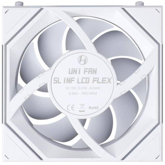 Ventilateur supplémentaire Lian-Li UNI FAN SLINF FLEX 120 1950RPM LCD ARGB