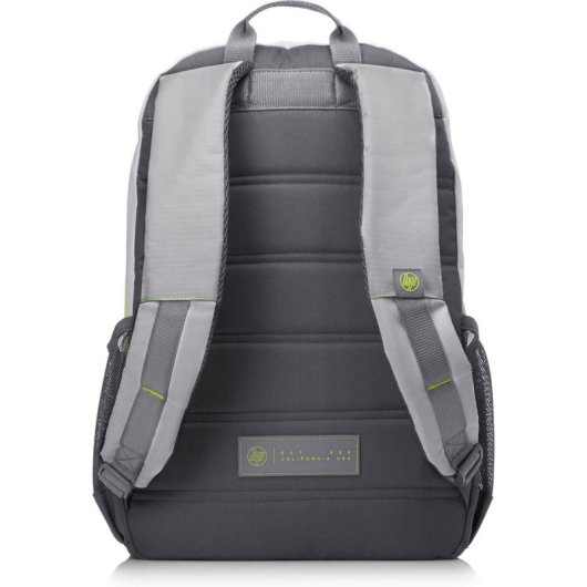 Mochila HP Active 39,62 cm (15,6") Gris/Amarillo Neón Compartimento Portátil A Prueba de Agua
