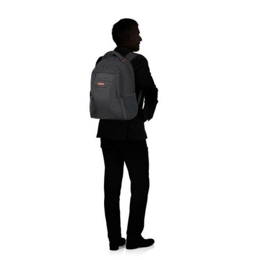 Maleta American Tourister At Work para portátil 17,3" Preto e Laranja
