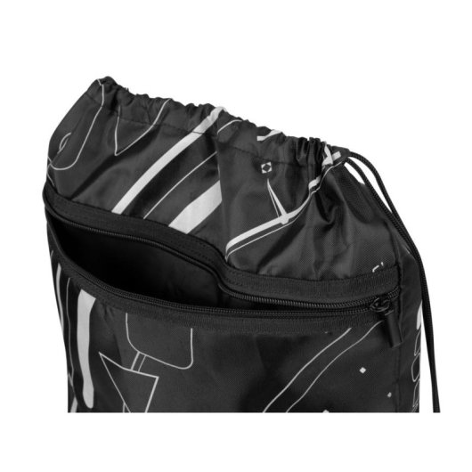 Zaino Genesis Bag G2 Unisex Poliestere Nero Grigio Rosso