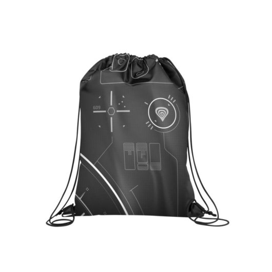 Zaino Genesis Bag G2 Unisex Poliestere Nero Grigio Rosso