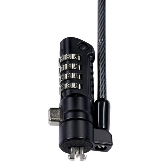 Cavo antifurto Gearlab GLB220102 1,8 m Kensington codice acciaio carbonio nero