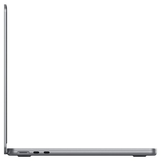 Protector d'écran Spigen pour MacBook Air 13.6" M2, verre trempé 9H, noir transparent