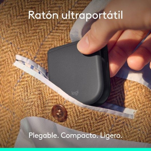 Souris Logitech Mobi Fold Bluetooth 4000 DPI Graphite Pliable Compact
