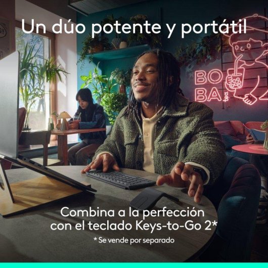 Souris Logitech Mobi Fold Bluetooth 4000 DPI Graphite Pliable Compact