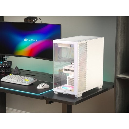 Boîtier PC Micro-ATX Corsair 2800X RS-R ARGB Blanc